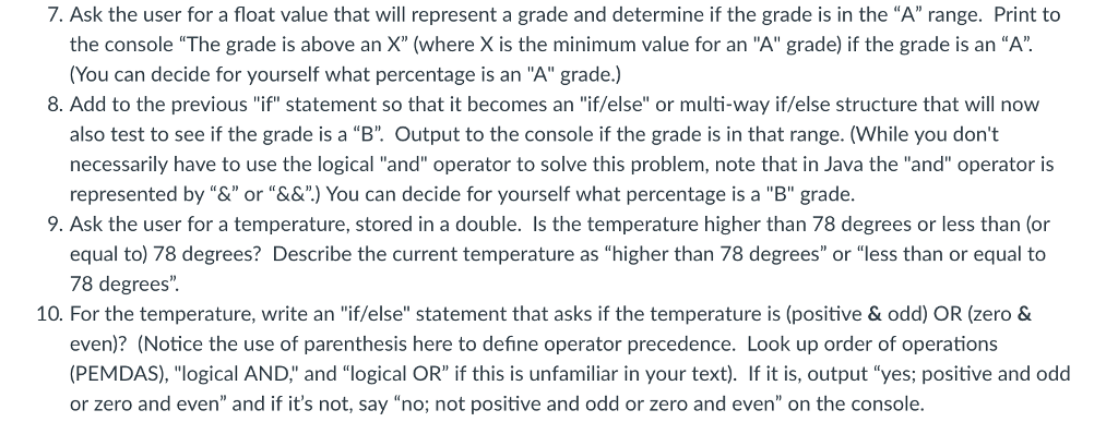 Java 7. Ask the user for a float value that will represent