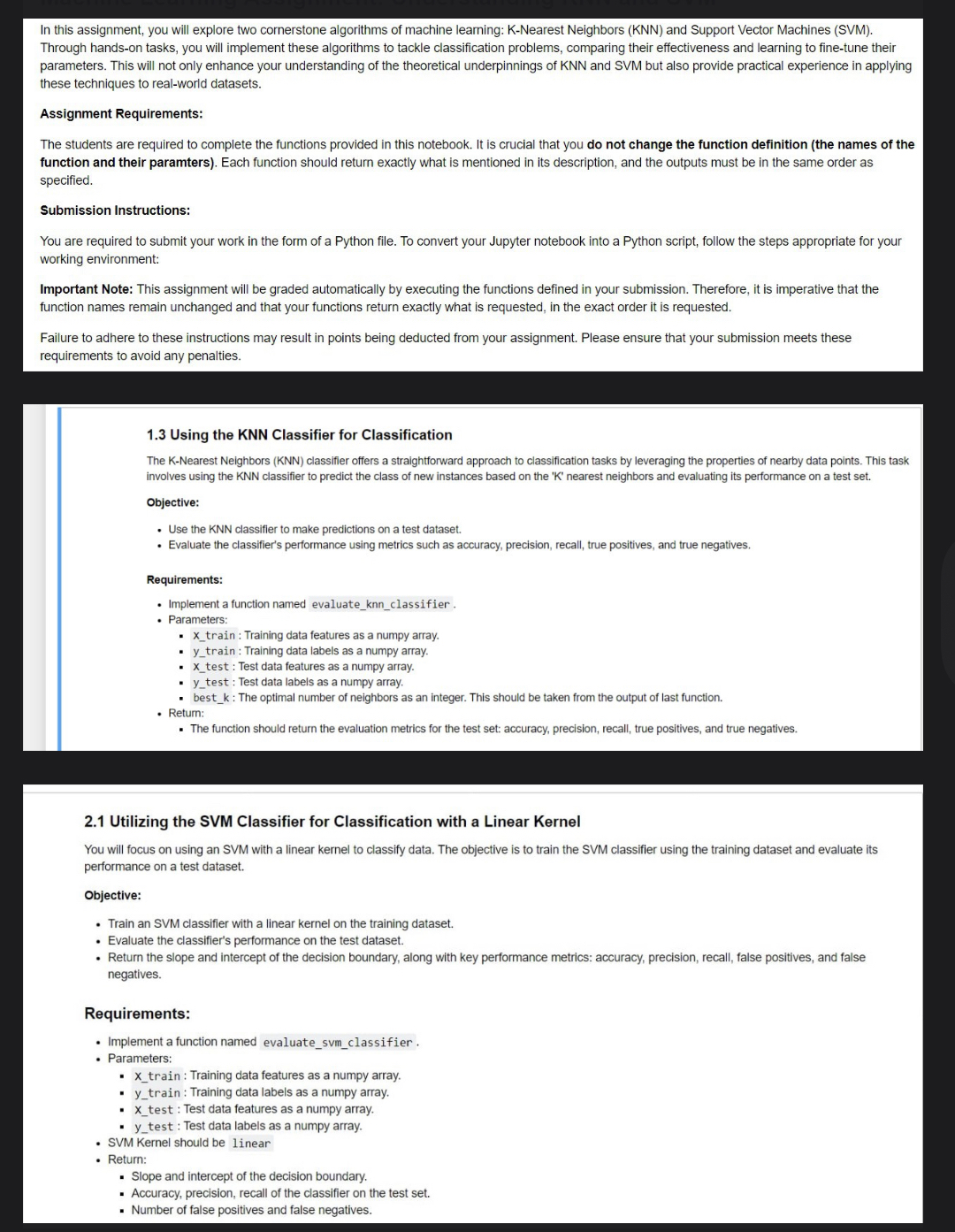 In this assignment, you will explore two cornerstone algorithms of machine