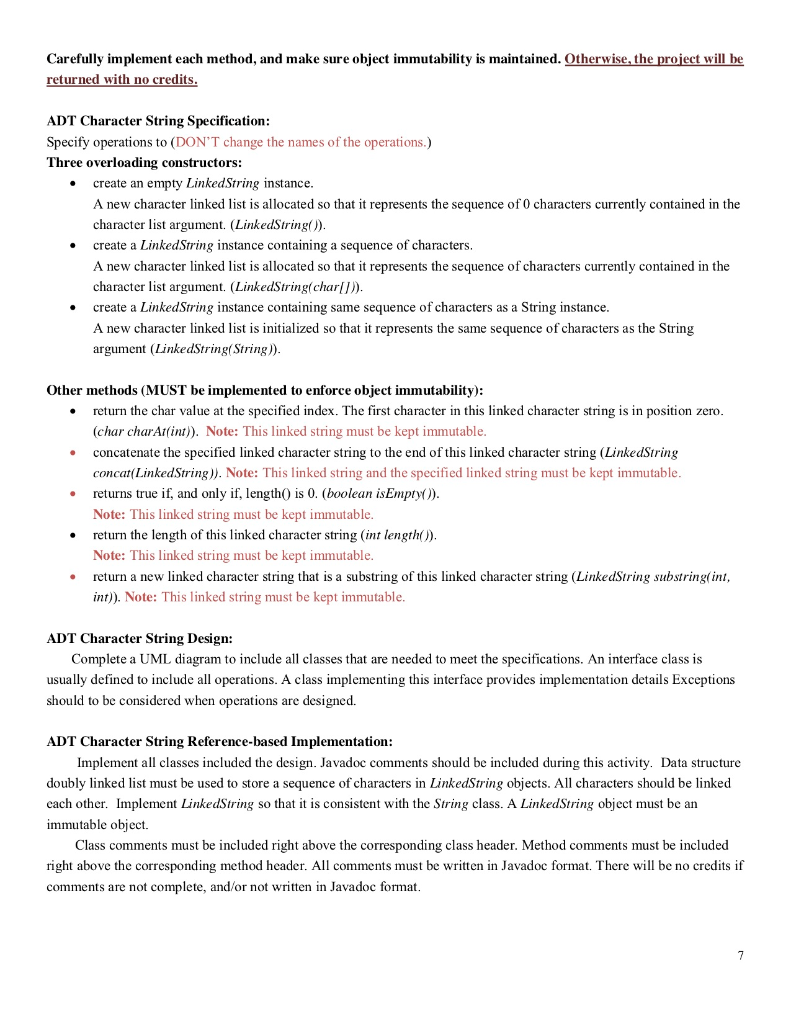 list must be used to store a list of characters (there is