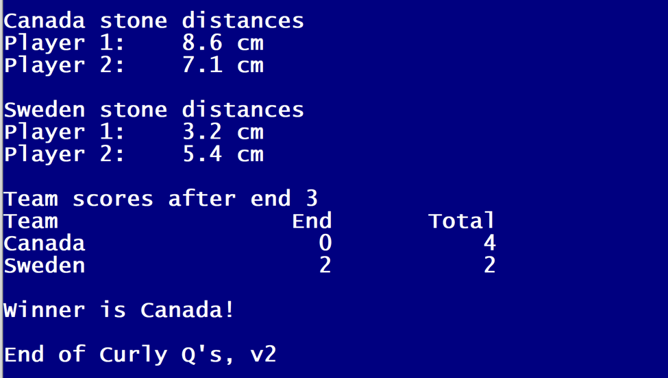 that great application you wrote for Curly Q's (Lab 10-2)? They heard