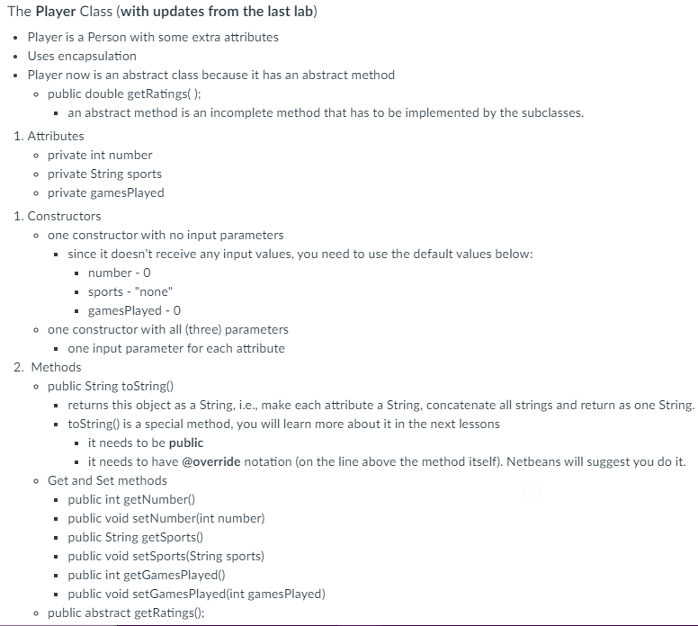 a Football Player object fp using the no-parameter constructor. - Creates a