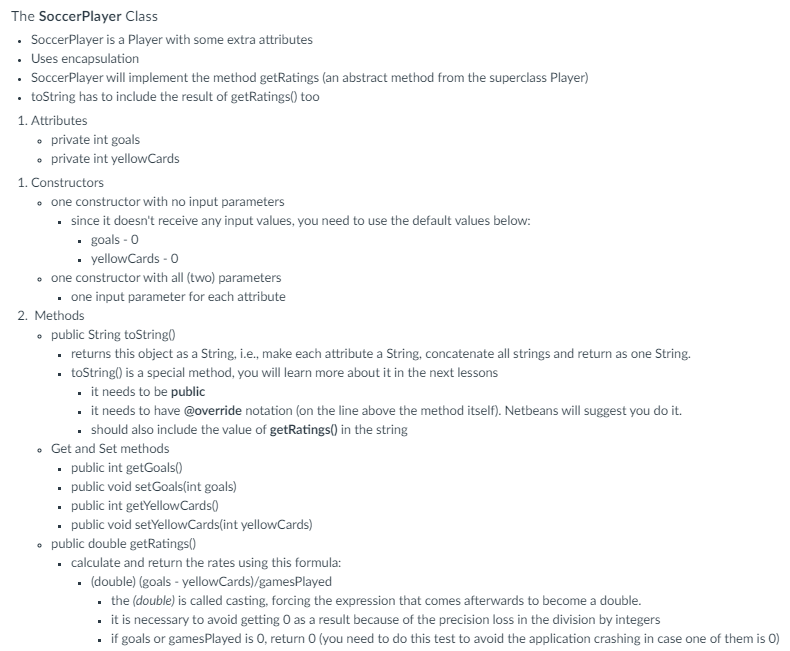 Football Player object fp1 using the all-parameter constructor. - Using the method
