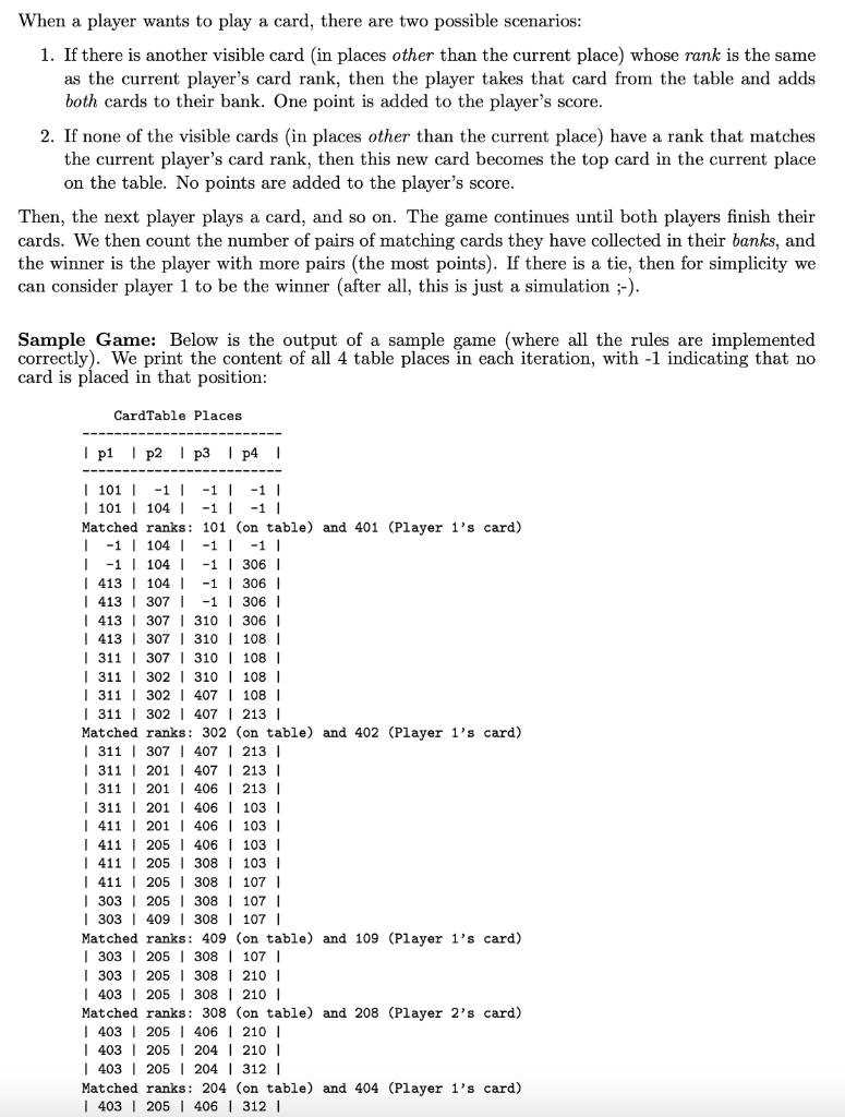 Thx!!! Given codes: Dealer.java: import java.util.Random; /** * This class represents a