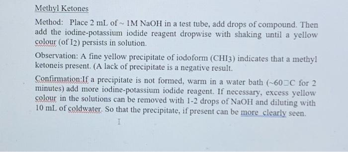 Group Tests Additional Safety Notes: Do all tests in the fumehood Don't