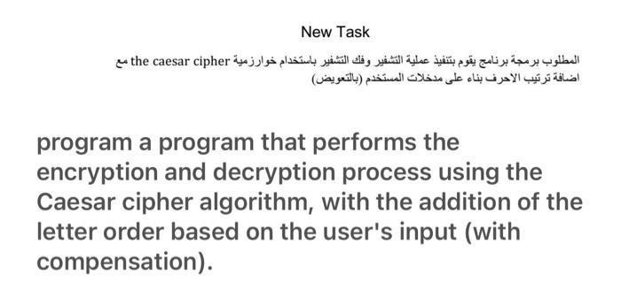 in java program a program that performs the encryption and decryption process