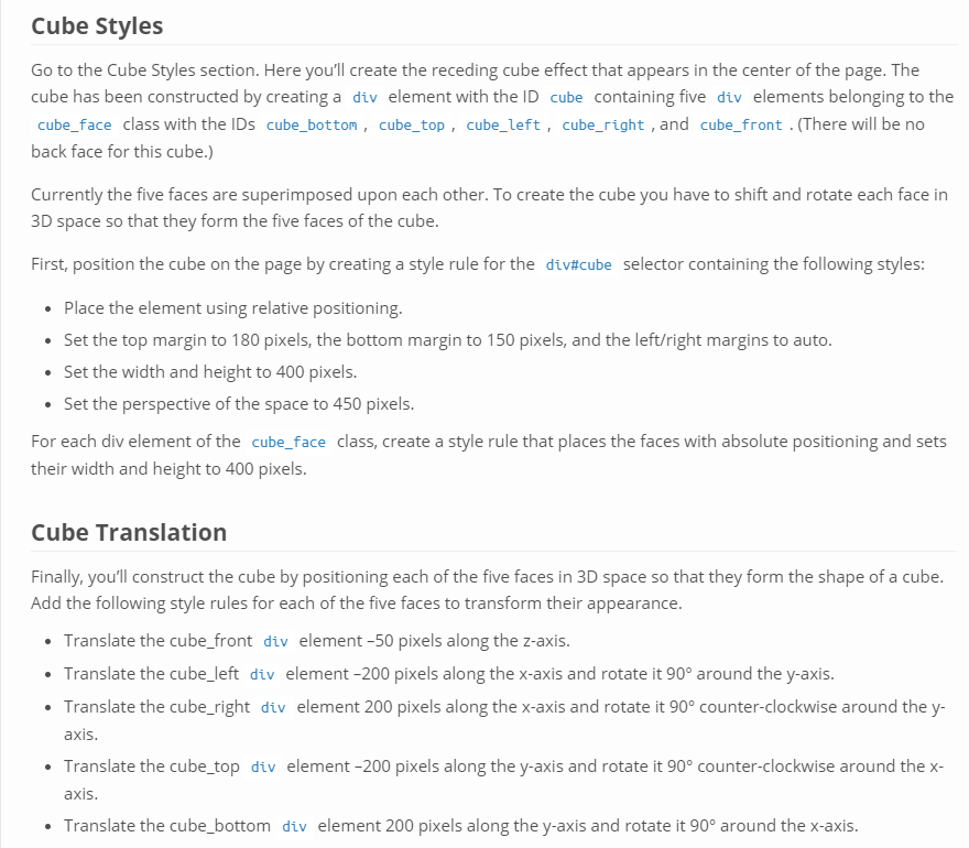  Cube Styles Go to the Cube Styles section. Here you'll create