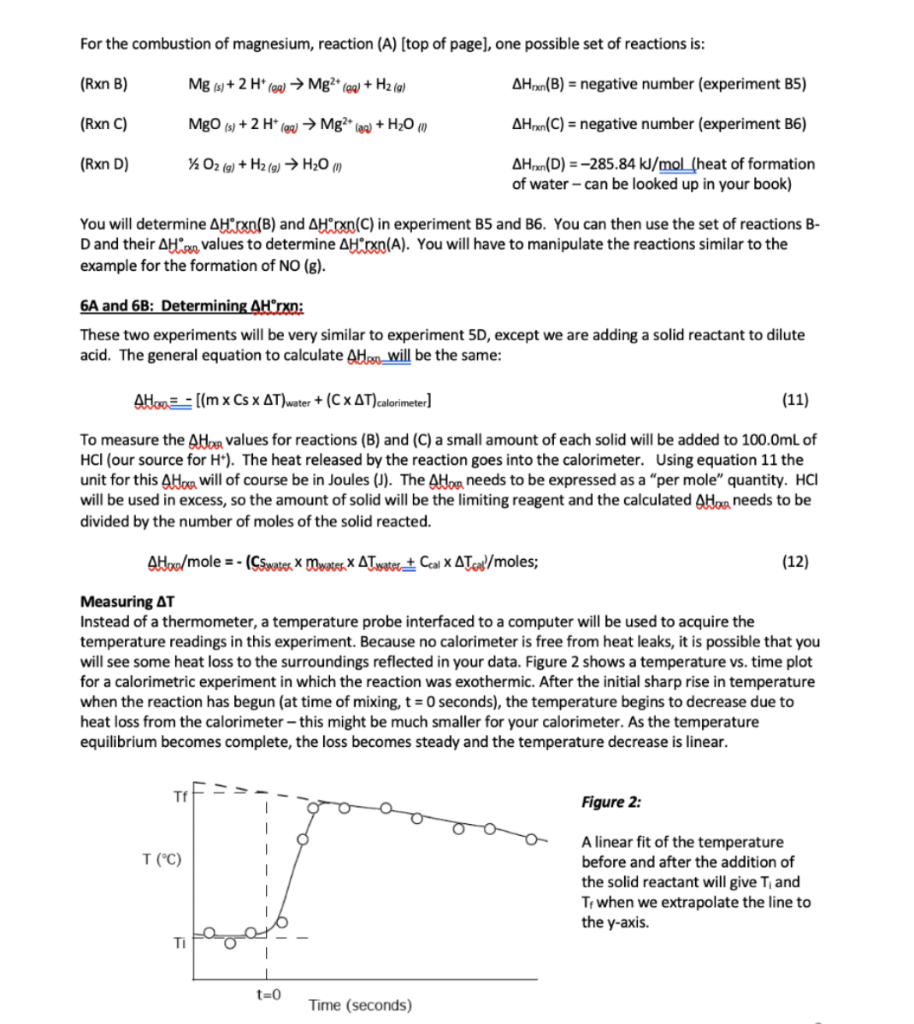(g) Tf water C Ti water C Trial 1 25.0 25.941 28.4