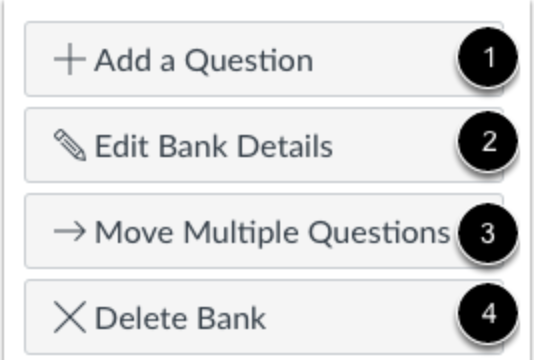 a question bank. After creating a question bank, allow the user to