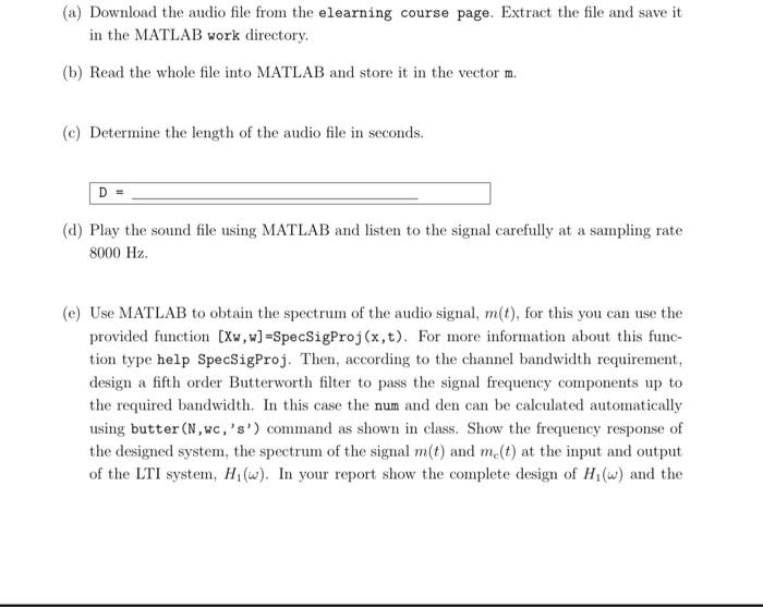 whole file, [x,fs] = auread('FileName.au'); To read N samples of the audio