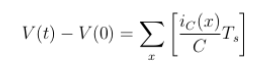 Need help converting this formula into MATLAB where C =10, v(0)