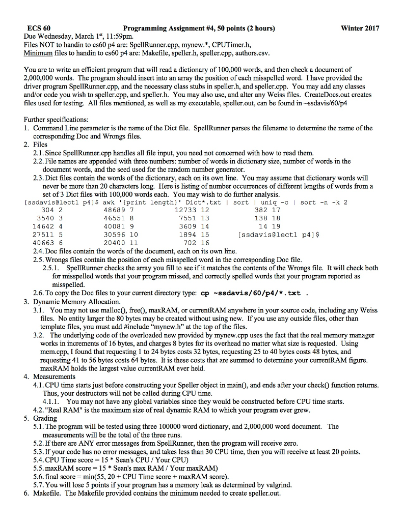 Need help on a programming assignment please for c++. here are the