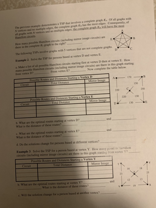  all example 2 The previous example demonstrates a TSP that involves