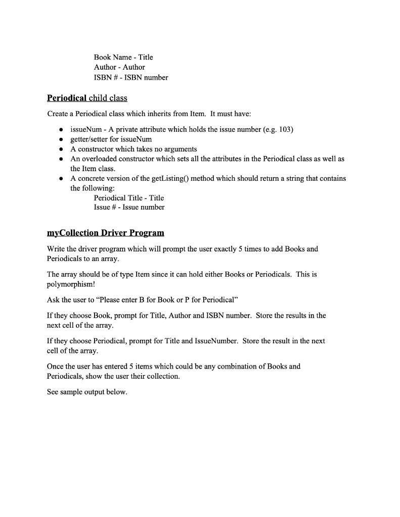 answers! Thank you! Concept Summary: 1. Object Oriented programming concepts 2. Abstract