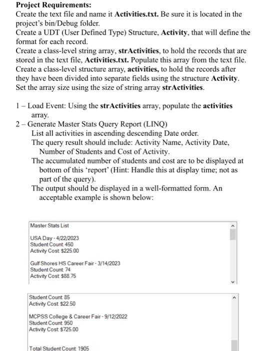 This file must be placed in the project's bin/Debug folder. Format of