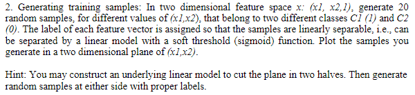 if you use code, please use MATLAB. 2. Generating training samples: