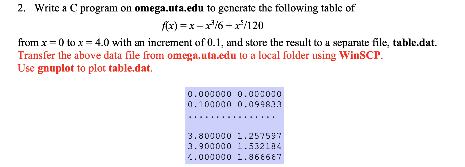 C programming, plz give copy of code 2. Write a C program