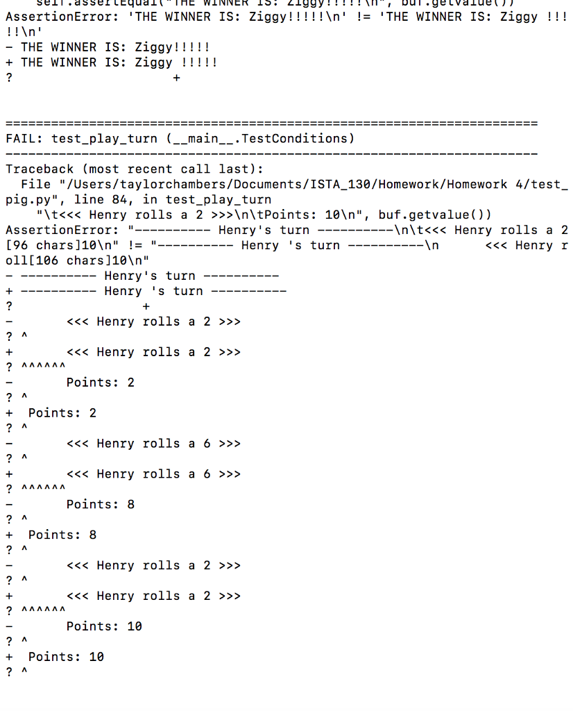 Coding in Python. Here is the error code I receive based off
