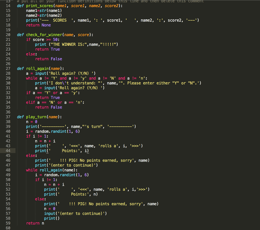 THE WINNER IS: Ziggy ! ! ! ! ! ' != THE