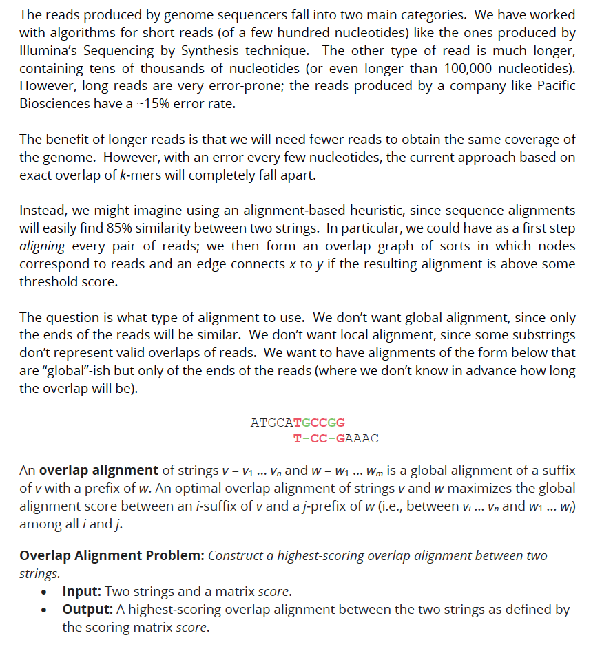 hint: how can we change the alignment graph for global alignment graph