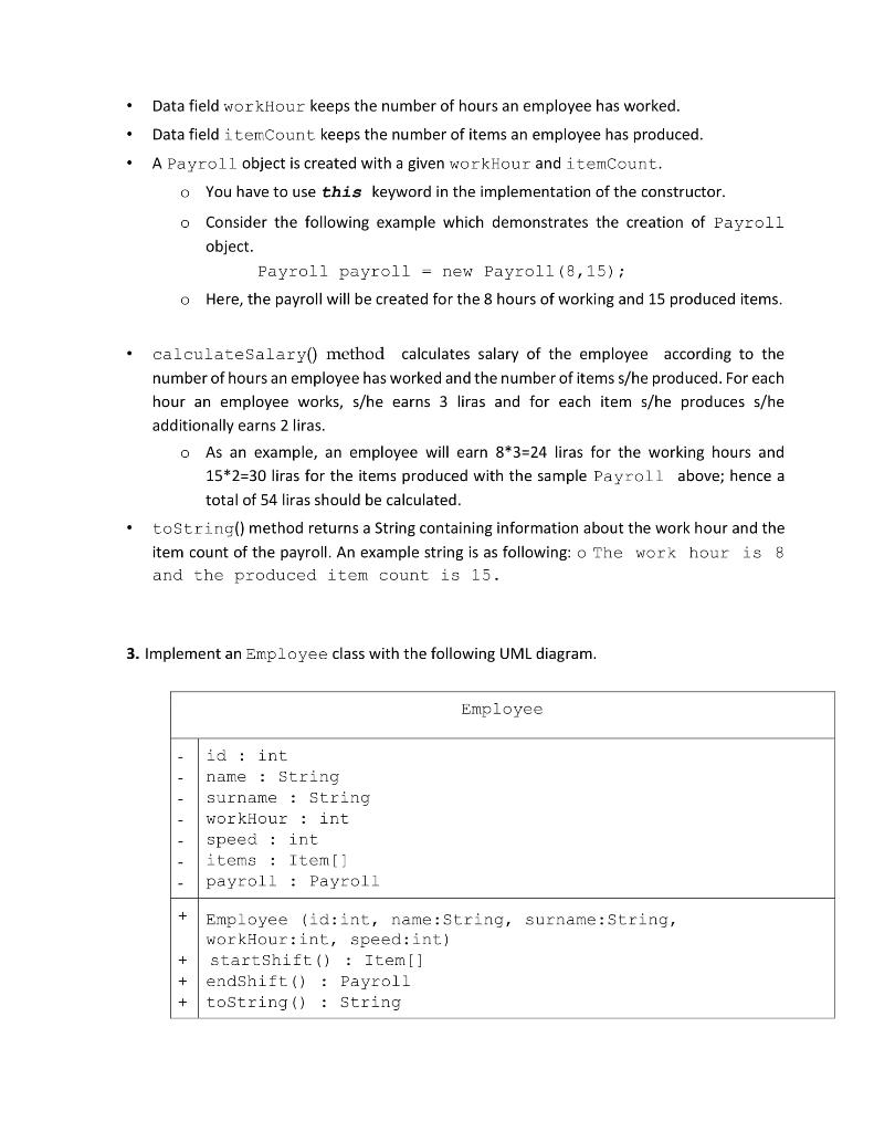 Factory myFactory = new Factory("My Factory", 100, 5); Employee emp1 = new