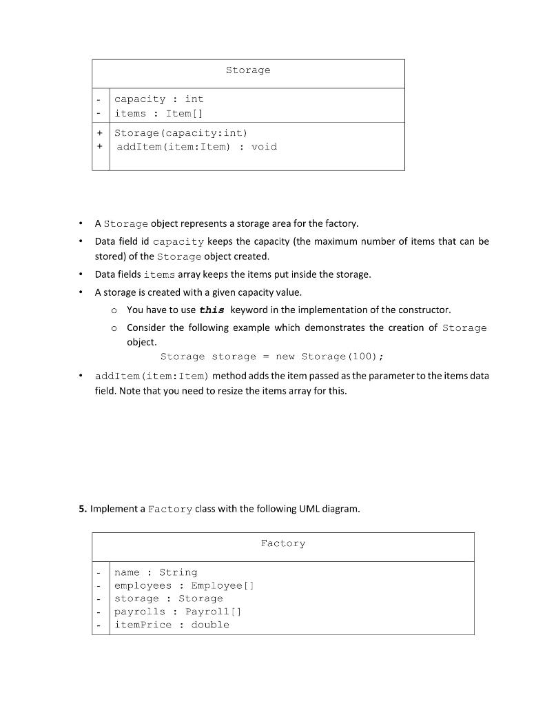 6, 2); Employee emp3 = new Employee(3, "hary", "davidson", 10, 1); myFactory.removeEmployee(123);