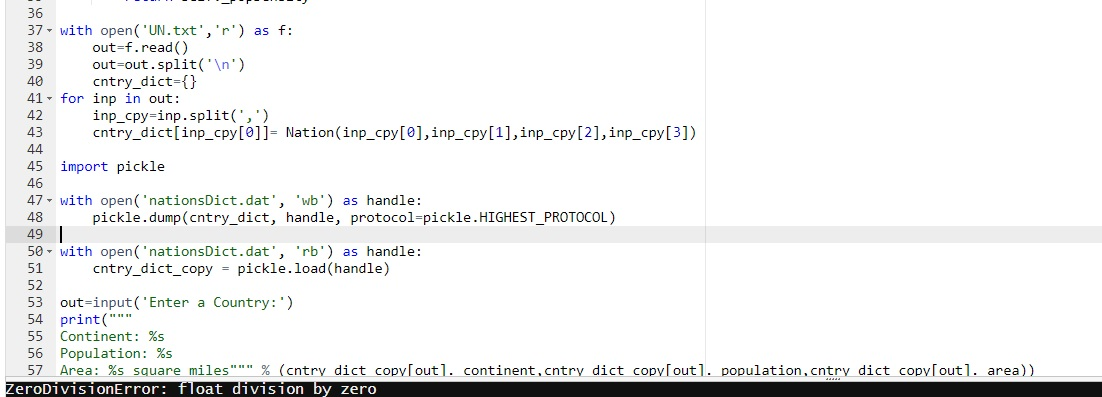 creating a class and needing to use a UN.txt file to create