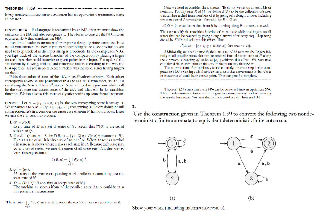  THEOREM 1.39 Every Now we need to consider the e aos.