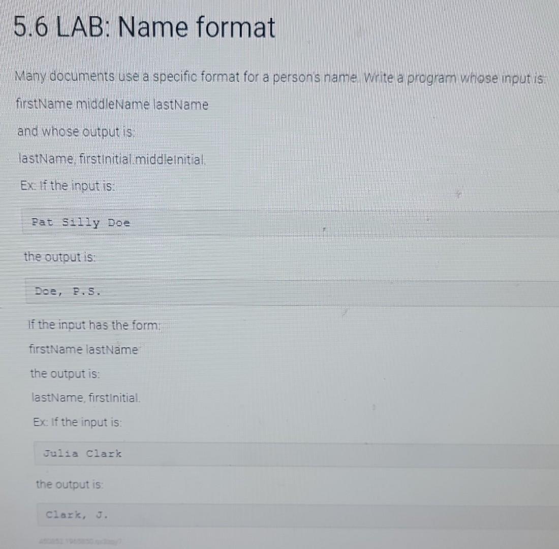 Please help in Python, the code that has been provided is incorrect.