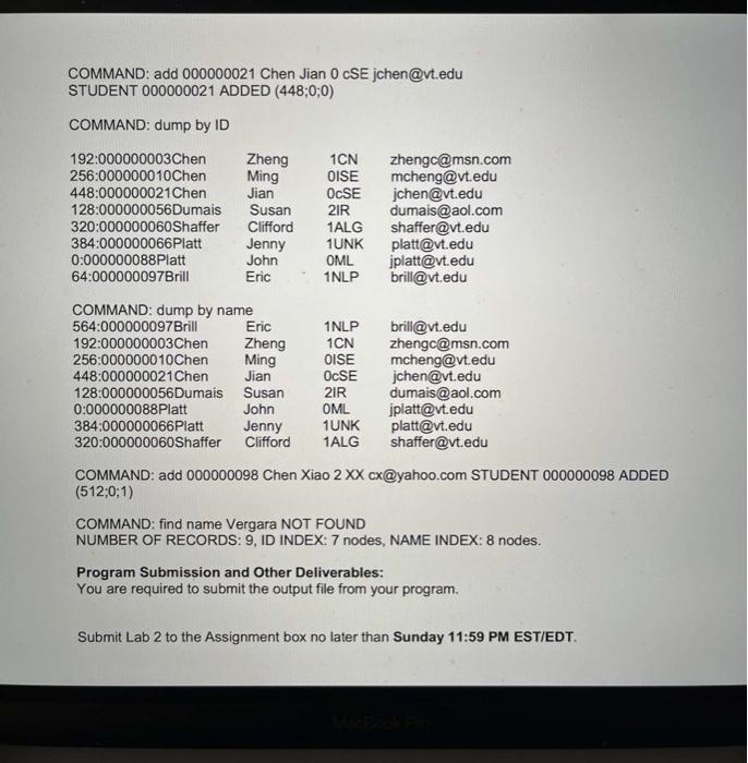 ensures operations of (log n) time complexity is the B-tree. We've already
