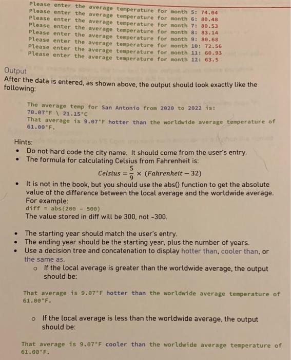 The city name from which the temperature data was obtained - The