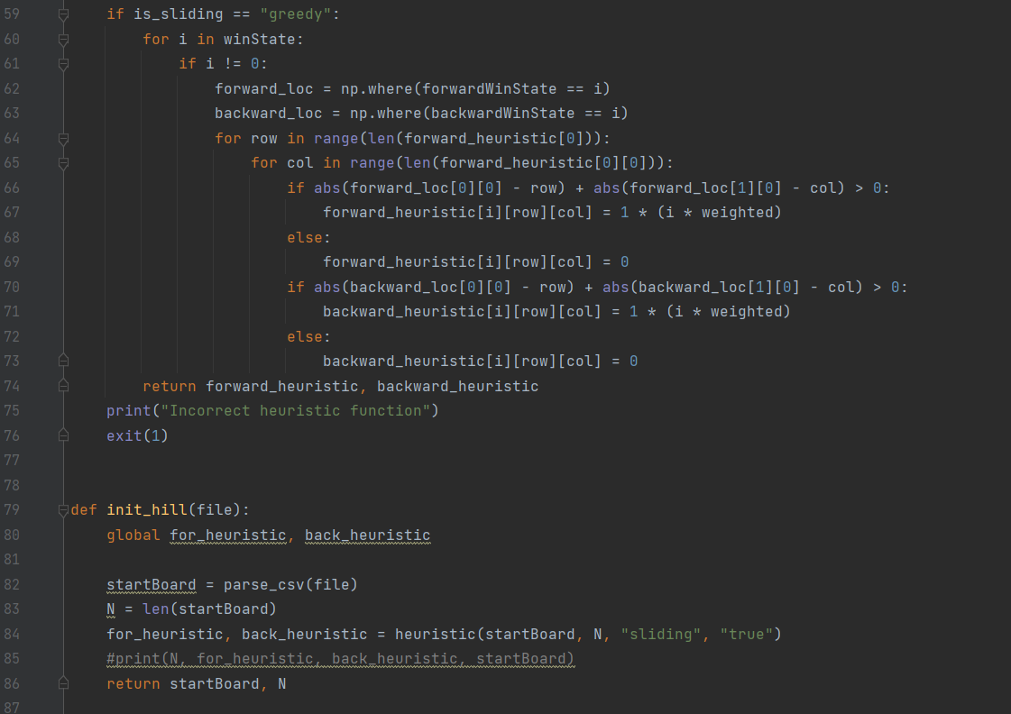 files in my python project. hill_climbing.py and main.py. I'm also reading in