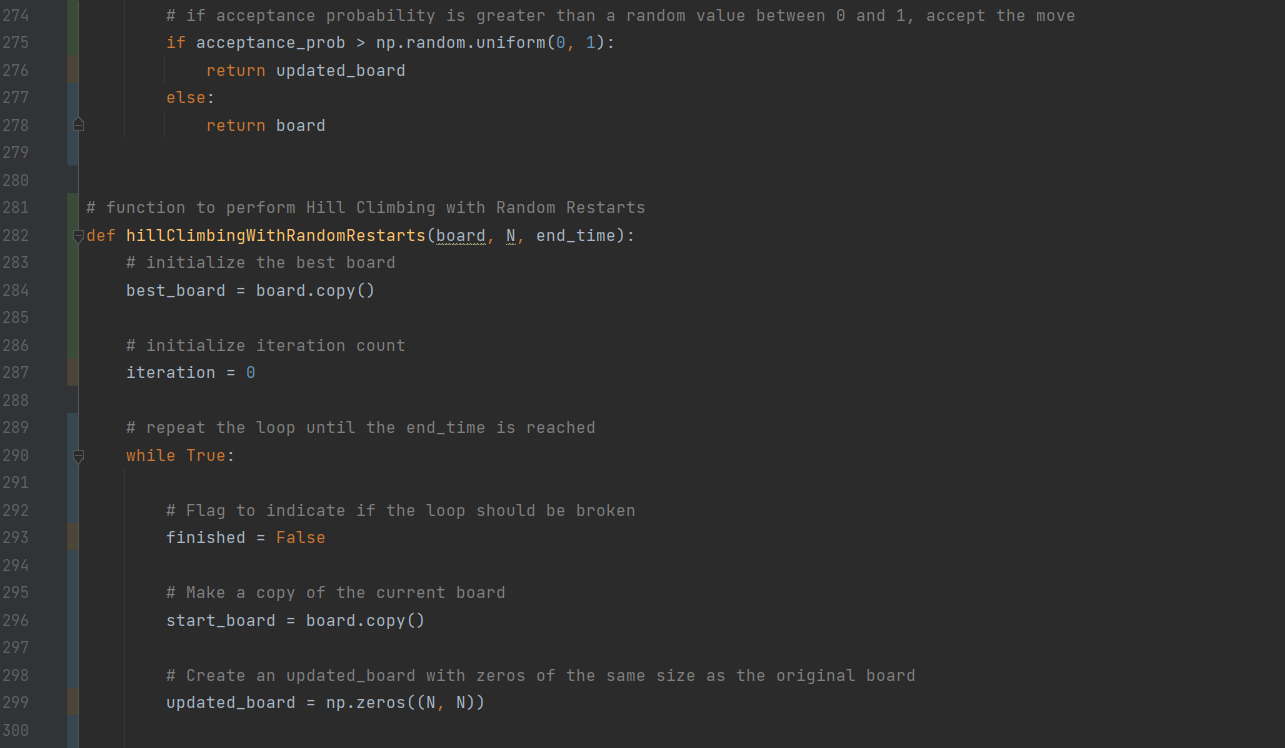 can find what the output is supposed to be in the code.