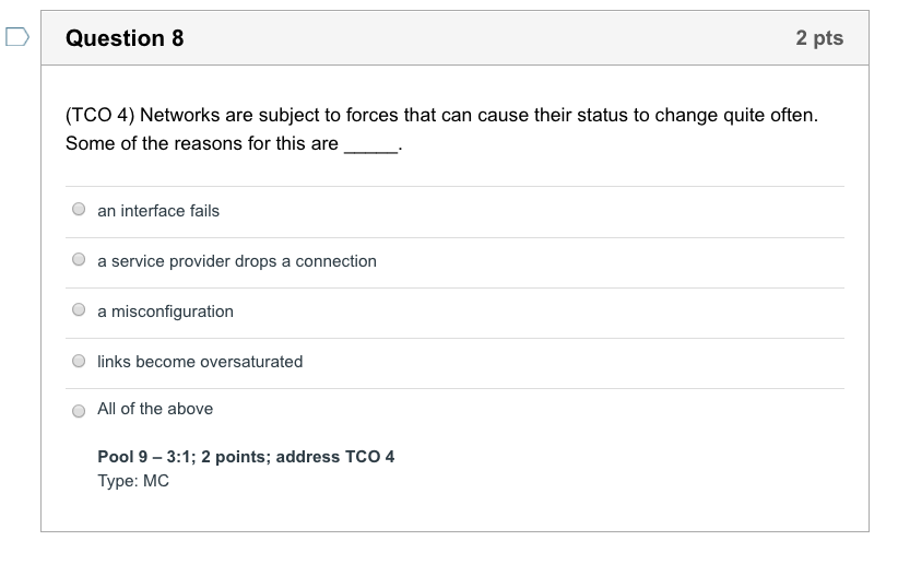 Please select correct option for numers 8-12. Options A B C