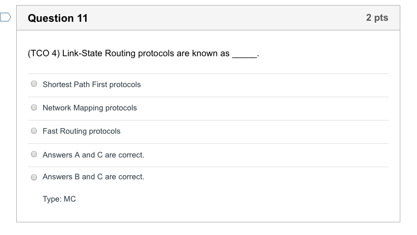 the reasons for this are Oan interface fails a service provider drops