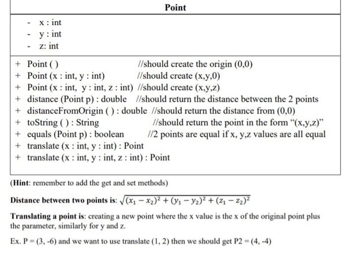 was given to me! Part A. Write out the Triangle class from: