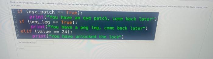 what line number changed. and what is the new code for that