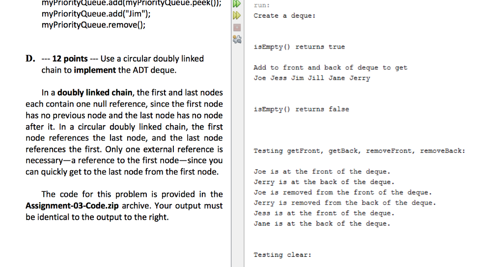  Code 1 /** * * 2 D * */ public class