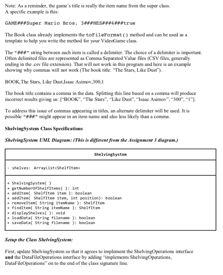 Working in Java. Attached at the bottom are two template files. I