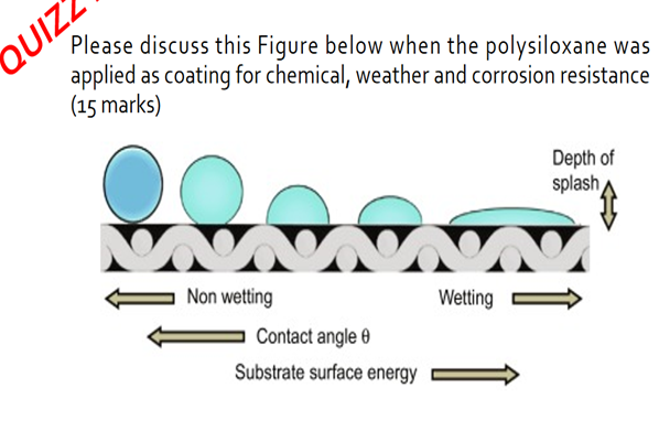  Please discuss this Figure below when the polysiloxane was applied as