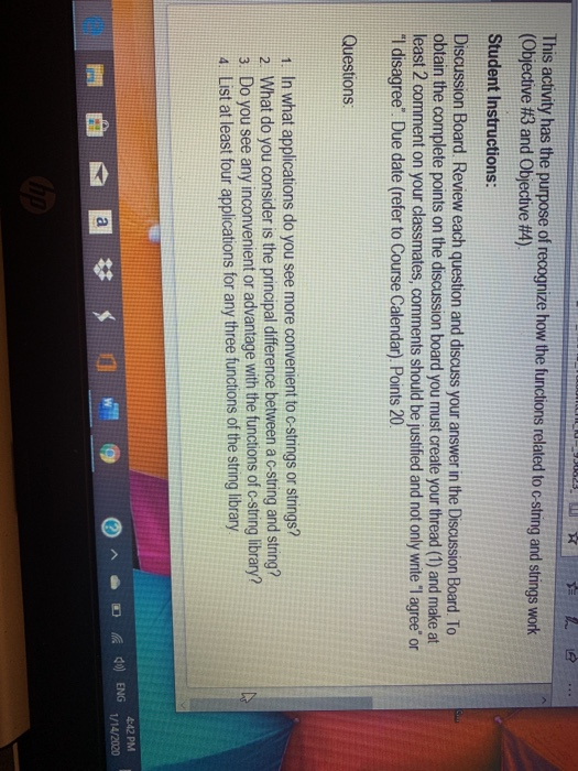 C++ Program This activity has the purpose of recognize how the functions