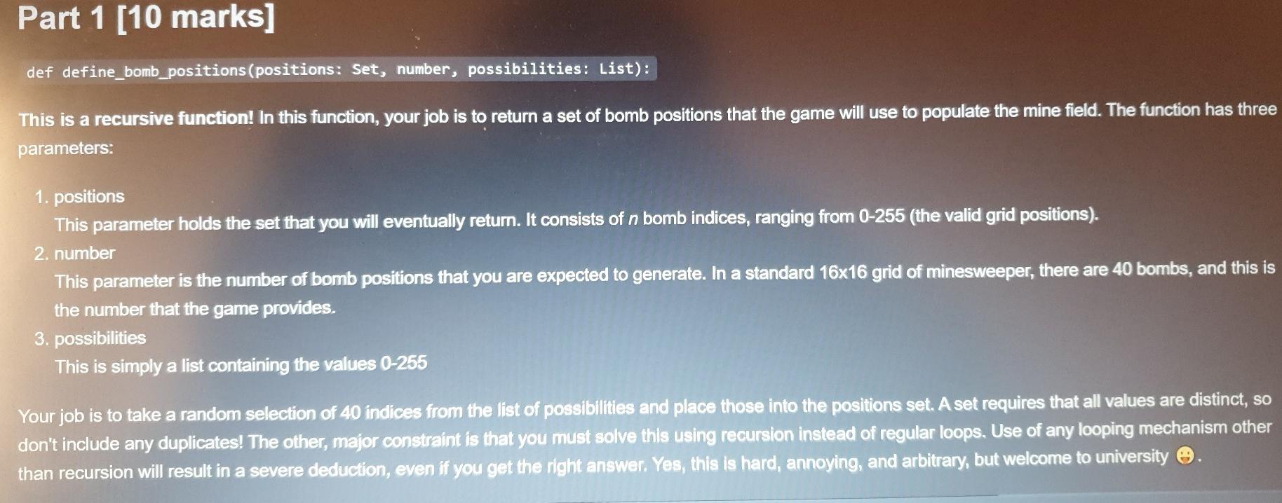 minefield, using logic to determine which grid spaces contain a bomb and