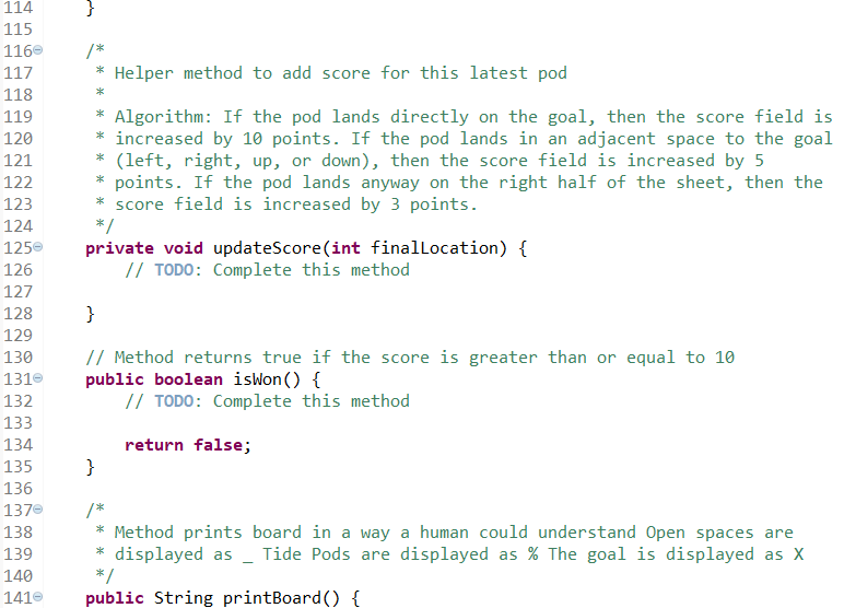 object that your code uses to run this program a. Summary In