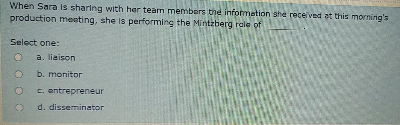 leading, and controlling O b. planning, organising, coordinating, and controlling c. planning,