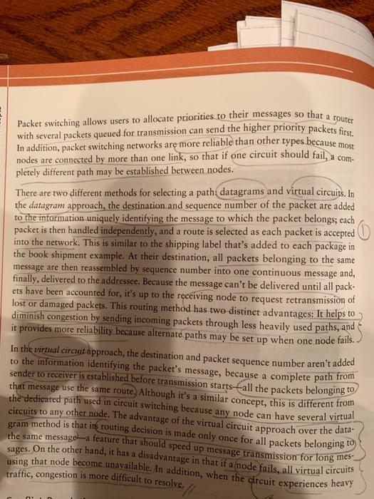 packet sizes have an impact on transmission time? Discuss whether or not