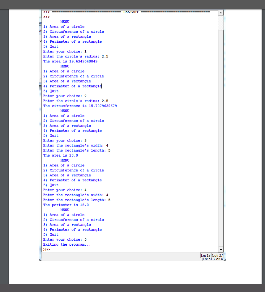 Hello i need some help with Python programming my code is supposed