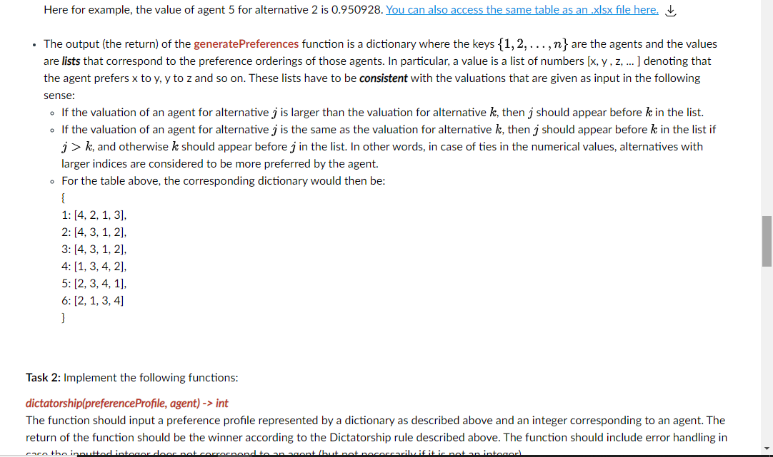 In a voting setting, we have a set of n agents and