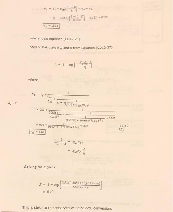 AND REACTION IN POROUS CATALYSTS Professional Reference Shelf Example CD12-4: Catalytic Oxidation