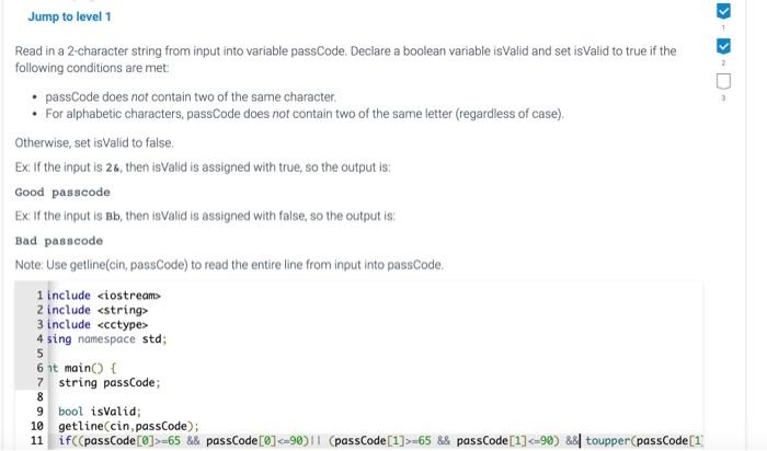  wheres mt mistake? C++ pls Read in a 2-character string from