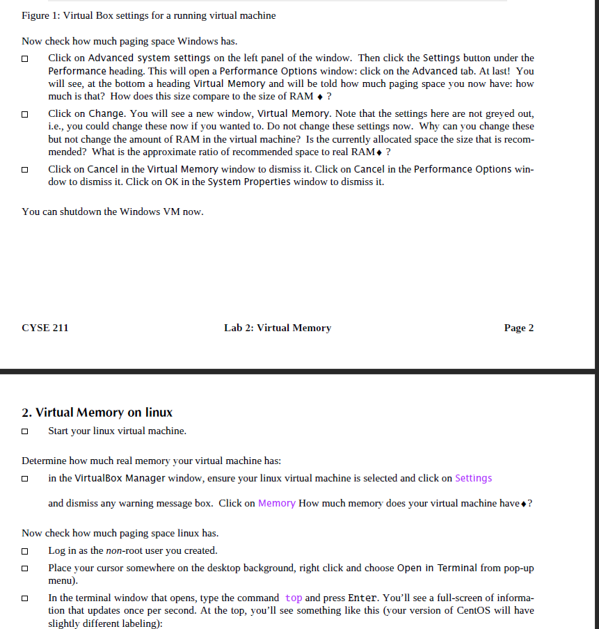 that describes the steps you need to follow for the lab, and