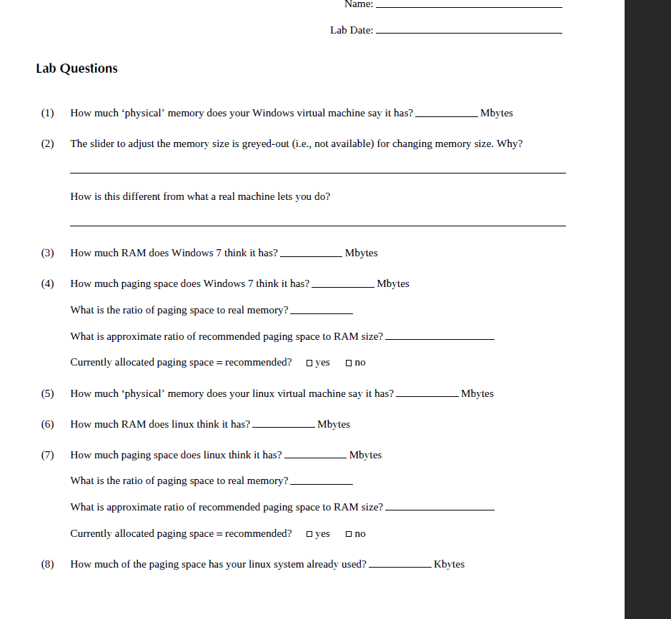 windows that you would select, click on or need to notice. This